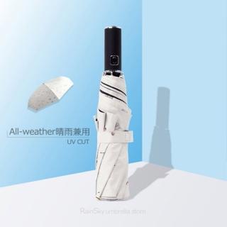 【RainSky】小時光│晴雨兼用_自動傘 /(抗UV傘黑膠傘晴雨傘防風傘防曬傘)