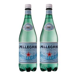 【S.Pellegrino 聖沛黎洛】氣泡礦泉水PET瓶1000mlx2箱/共24入(進口氣泡水/官方直營)