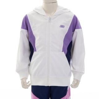 【SKECHERS】女童拉鍊連帽外套(L121G041-0019)