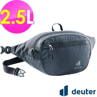 【deuter】BELT II 2.5L休閒輕量腰包(3900221黑/胸包/側背包/路跑/慢跑)