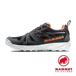 【Mammut 長毛象】Saentis Low GTX Men GTX低筒健行鞋 黑色/鮮橙 男款 #3030-03410