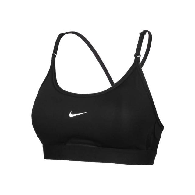 【NIKE 耐吉】女運動內衣-DRI FIT 韻律 瑜珈 運動背心 BRA 慢跑 訓練 黑白(CZ4463-010)