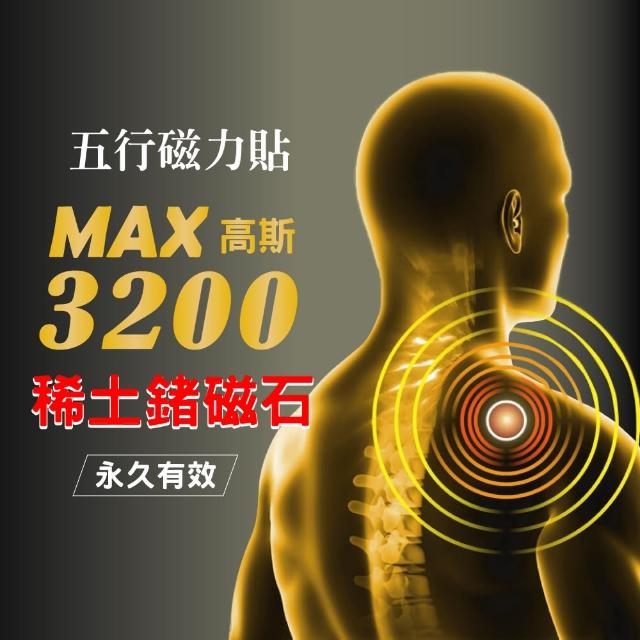 【菁炭元素】稀土磁能五行磁力貼 1件組(鍺磁石 能量元素 磁力貼 磁力項圈 按摩)