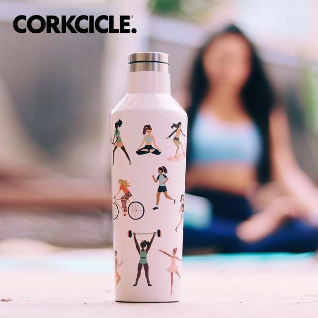 【CORKCICLE 酷仕客】Riflepaper設計師聯名系列三層真空易口瓶/保溫瓶470ml(運動女孩)