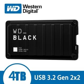 【WD 威騰】BLACK黑標 P50 4TB 外接式硬碟(WDBA3S0040BBK-WESN)