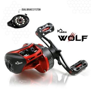 【JINDO】WOLF 刺狼 磁離雙煞 微拋 小烏龜(Casting Reel 輕量 捲線器 漁輪 迷你 捲仔 路亞 釣魚)