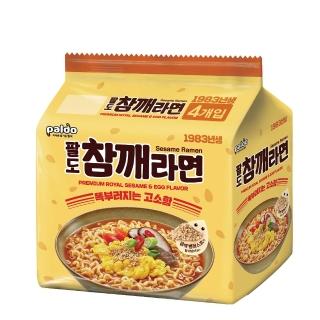 【Paldo 八道】香辣芝麻濃湯拉麵(115g*4入)