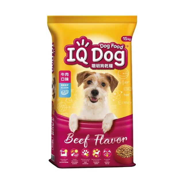【IQ DOG】聰明狗乾糧 13.5-15KG(狗飼料/成犬)