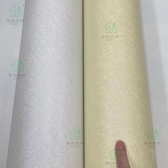 【鴻民家飾】自黏立體PVC蠶絲紋壁紙(防水防污)