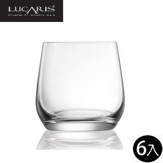 【LUCARIS】無鉛水晶威士忌杯 370ml 6入 HK系列(威士忌杯)