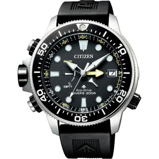 【CITIZEN 星辰】PROMASTER 光動能200米潛水錶(BN2036-14E)