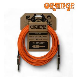 【ORANGE】CA036 Crush 導線 訊號線 20呎 600公分 雙直頭 6.3頭 樂器導線(適合電吉他 電貝斯 電子鼓)