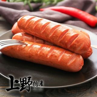 【上野物產】台灣豬 早餐店小熱狗 x3包(1000g±10%/約50條/包 火腿香腸熱狗 烤肉 烤肉組 燒肉)