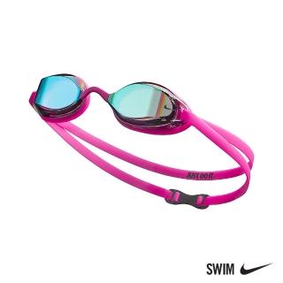 【NIKE 耐吉】SWIM 成人專業型鏡面泳鏡 LEGACY 金 NESSA178-710