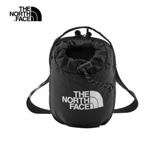 【The North Face】北面男女款黑色抽繩休閒單肩包｜52RYJK3