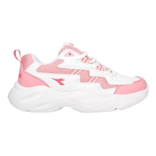 【DIADORA】女休閒運動鞋-復古 老爹鞋 慢跑 反光 粉紅白(DA31656)