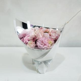 【CNFlower 西恩】粉紅幕斯 花束(送禮/買花/花禮/鮮花)