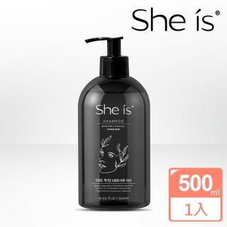 【She is】水解紅藻控油蓬鬆洗髮精500ml- 綠野仙蹤香氛(髮根蓬鬆 控油48小時 粗硬髮適用)