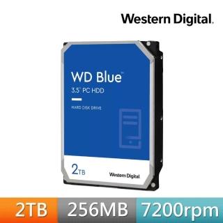 【WD 威騰】藍標 2TB 3.5吋 SATA硬碟(WD20EZBX)