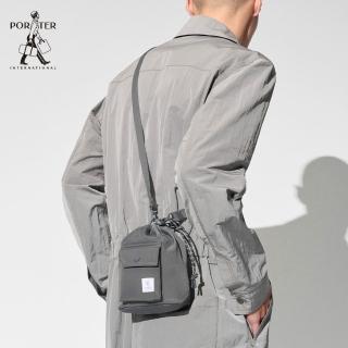 【PORTER INTERNATIONAL】LAPSE手提斜背兩用水桶包-XS(灰)