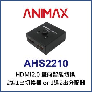 【ANIMAX】AHS2210 HDMI 2.0雙向智能切換器