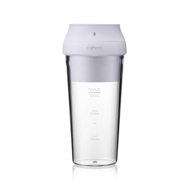 【KINYO】磁吸式USB隨行杯果汁機280ml 榨汁機 (JRU-6690)