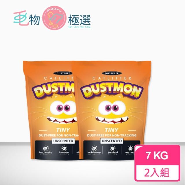 【毛物極選】韓國小怪獸貓砂 礦砂7kg*2入(無粉塵 凝解力強 除臭 美礦韓製)