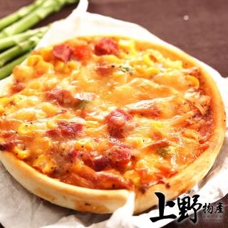 【上野物產】五吋牽絲夏威夷圓披薩 x30片(120g±10%/片 Pizza 比薩 披薩 烤箱微波爐即可)