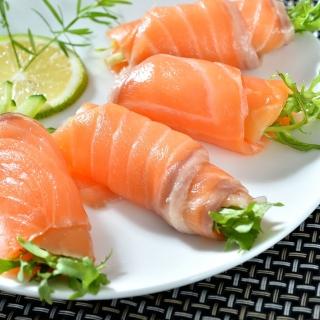 【鮮綠生活】智利頂級原料煙燻鮭魚切片 6包(100g±10%/包)