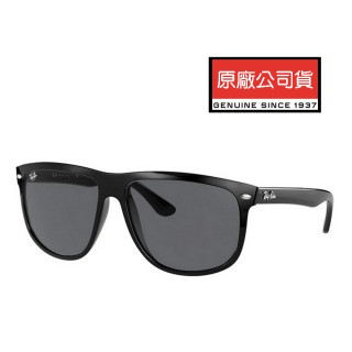 【RayBan 雷朋】時尚微包覆設計太陽眼鏡 RB4147 601/87 黑框深灰鏡片 公司貨