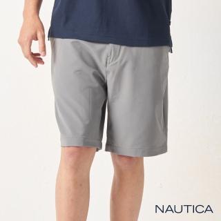 【NAUTICA】男裝 夏日舒適休閒短褲(灰色)