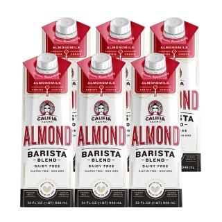 【Califia Farms】即期品 咖啡師杏仁奶946ml x6入 箱購(植物奶 效期20221212)