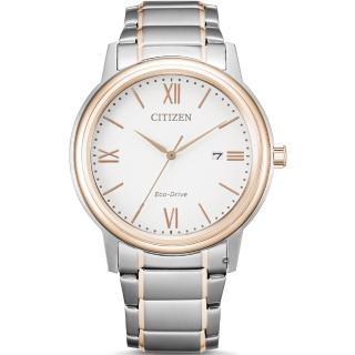 【CITIZEN 星辰】光動能經典簡約紳士男錶(AW1676-86A)