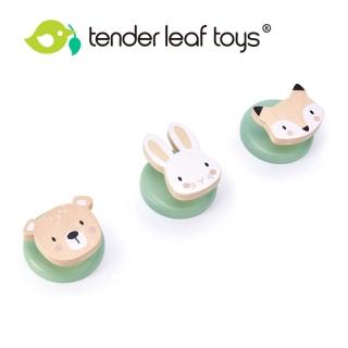 【Tender Leaf Toys】森林牆壁掛勾(木製兒童家具)