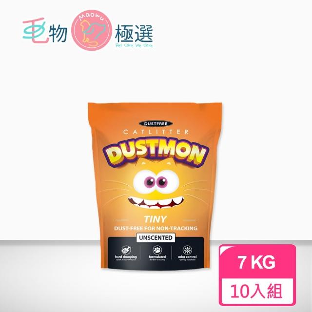 【毛物極選】韓國小怪獸貓砂 礦砂7kg*10入(無粉塵 凝解力強 除臭 美礦韓製)