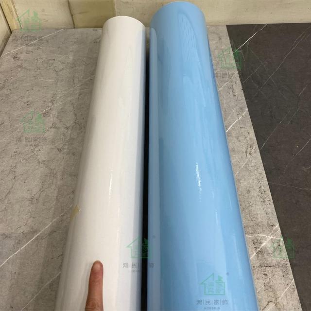 【鴻民壁紙】加厚PVC防水烤漆面自黏家具翻新貼壁紙(防水 好清潔 自黏好方便)