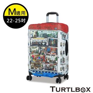 【TURTLBOX 特托堡斯】保護套 托運套 託運套 防塵套 防刮 耐磨 M號(設計師款 任選)