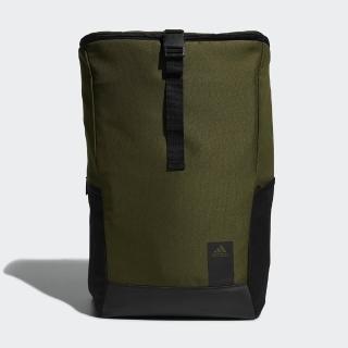 【adidas 愛迪達】後背包 旅行 肩背包 書包 FLAP BP 綠 GN9844