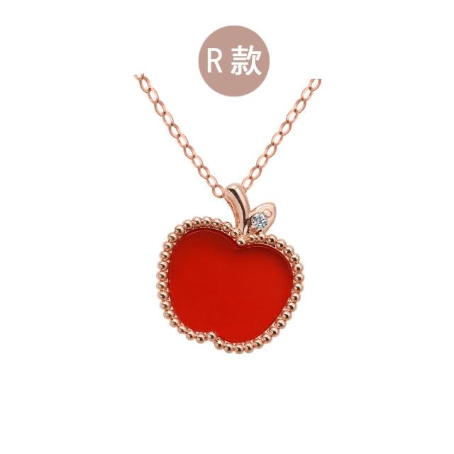 【King Star】18K玫瑰金 天然鑽石手鍊/項鍊-任選 愛心 雛菊 蝴蝶 (18K金鍊)