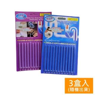 水管疏通除臭清潔棒12入x3盒(隨機出貨)