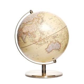 【WUZ 屋子】SkyGlobe 10吋仿古金屬手臂地球儀-中英文版(AR互動款)