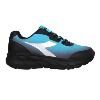 【DIADORA】男專業避震慢跑鞋-超寬楦-路跑 運動 反光 黑藍銀(DA71173)