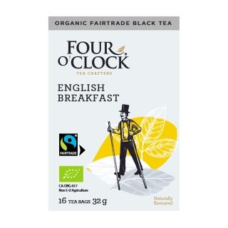 【FOUR O’CLOCK】加拿大有機英式紅茶2gx16包(共32g)