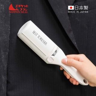 【日本Nippon Seal】日製超細纖維除毛隨手型清潔刷-附集塵盒(免耗材 衣服 毛屑 便攜)