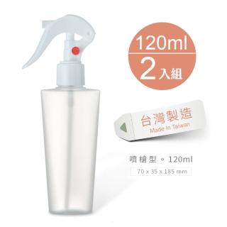 【Sunland】MUBS007-2P 酒精、美妝專用噴槍式PP分裝噴瓶(120ml  2入組  附小貼紙)