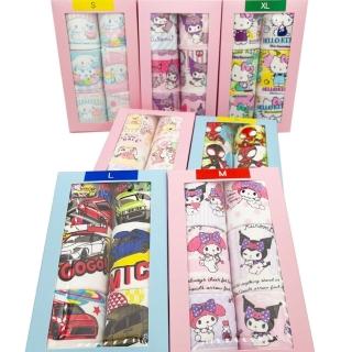 【樂樂童鞋】台灣製三麗鷗女童三角內褲-6入(內褲 兒童內褲 女童內褲 三角內褲)