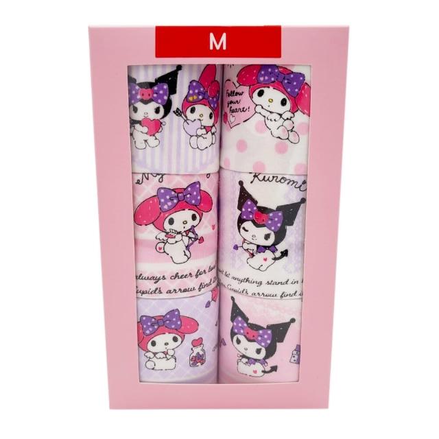 【SANRIO 三麗鷗】台灣製兒童內褲-6入組 