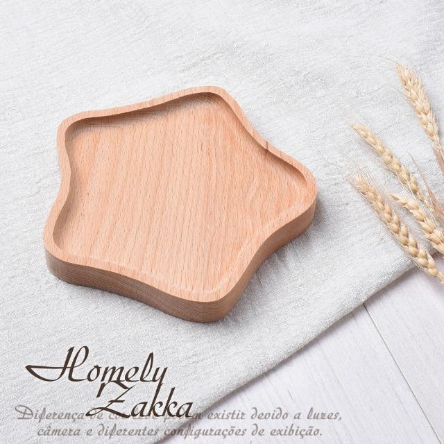 【Homely Zakka】日式創意木質餐盤/托盤/零食盤/置物盤(4款任選)