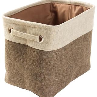 【NITORI 宜得利家居】收納籃 直式半格型 TACK2 LENGTH HALF BR(收納籃 收納盒 整理盒)