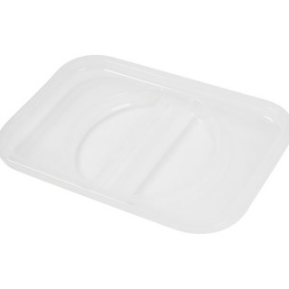 【NITORI 宜得利家居】COLOBO SLIM收納盒盒蓋 CLEAR 透明(收納盒蓋 收納籃蓋)